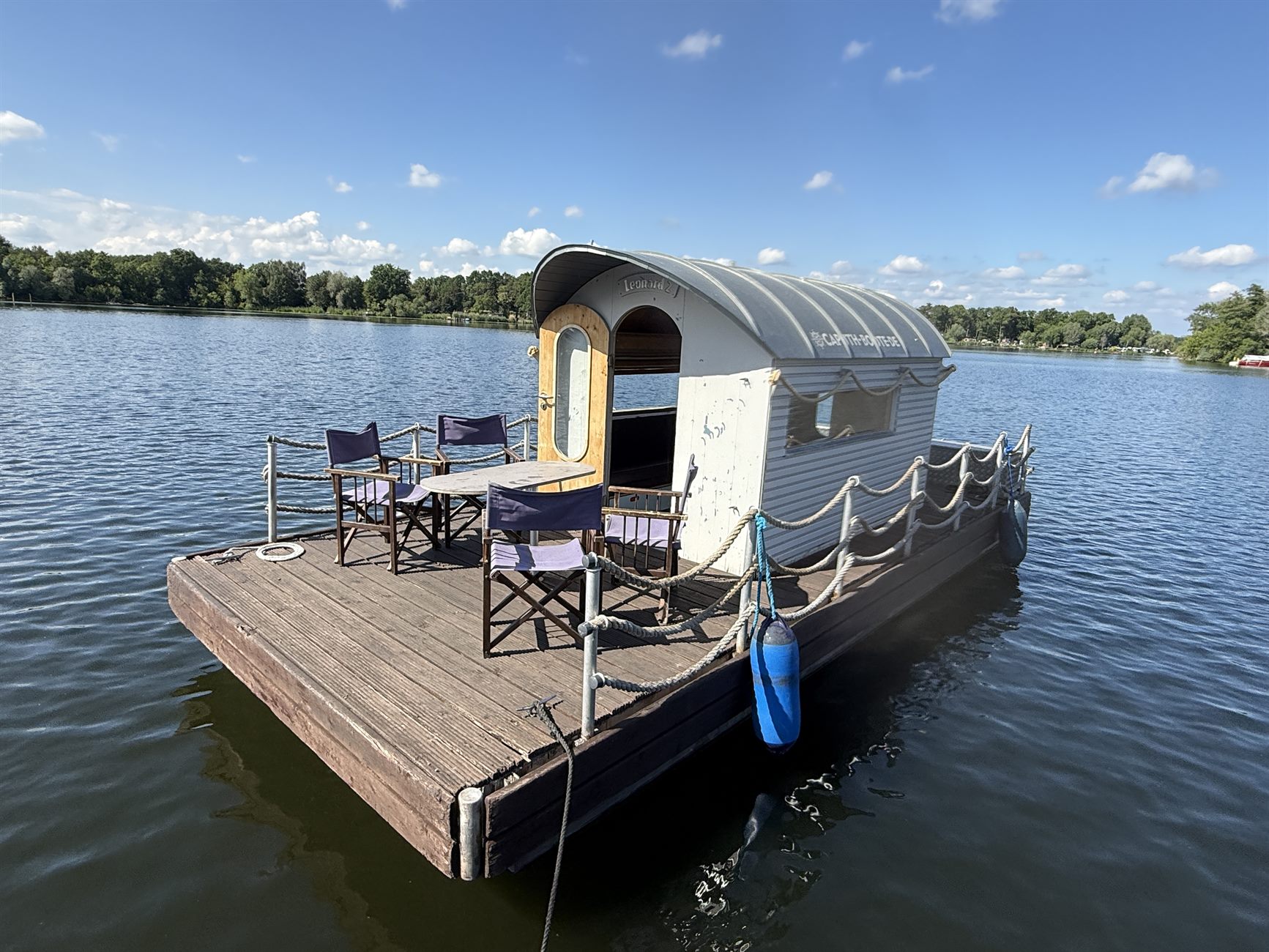 Floß von Caputh Boote auf dem Schwielowsee