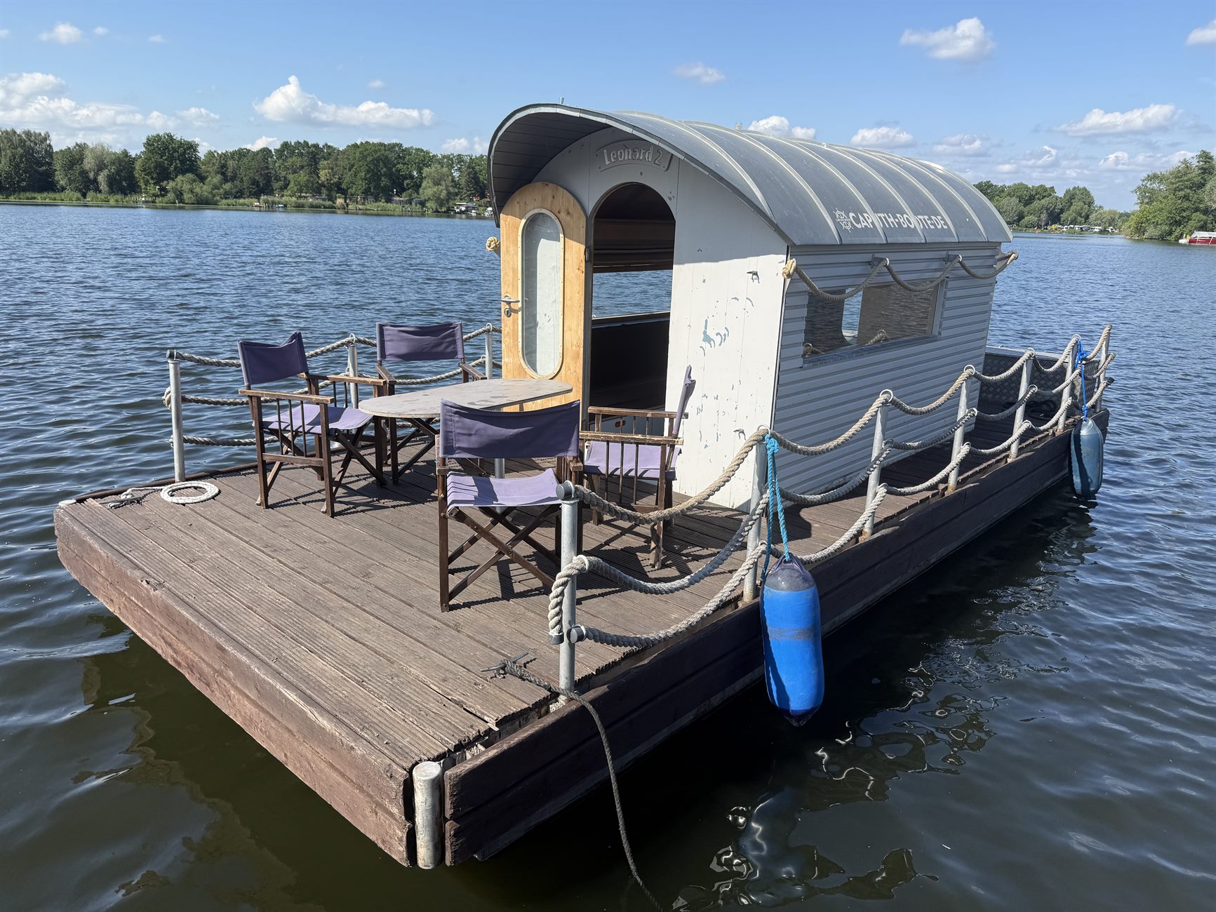 Großes Floß von Caputh Boote