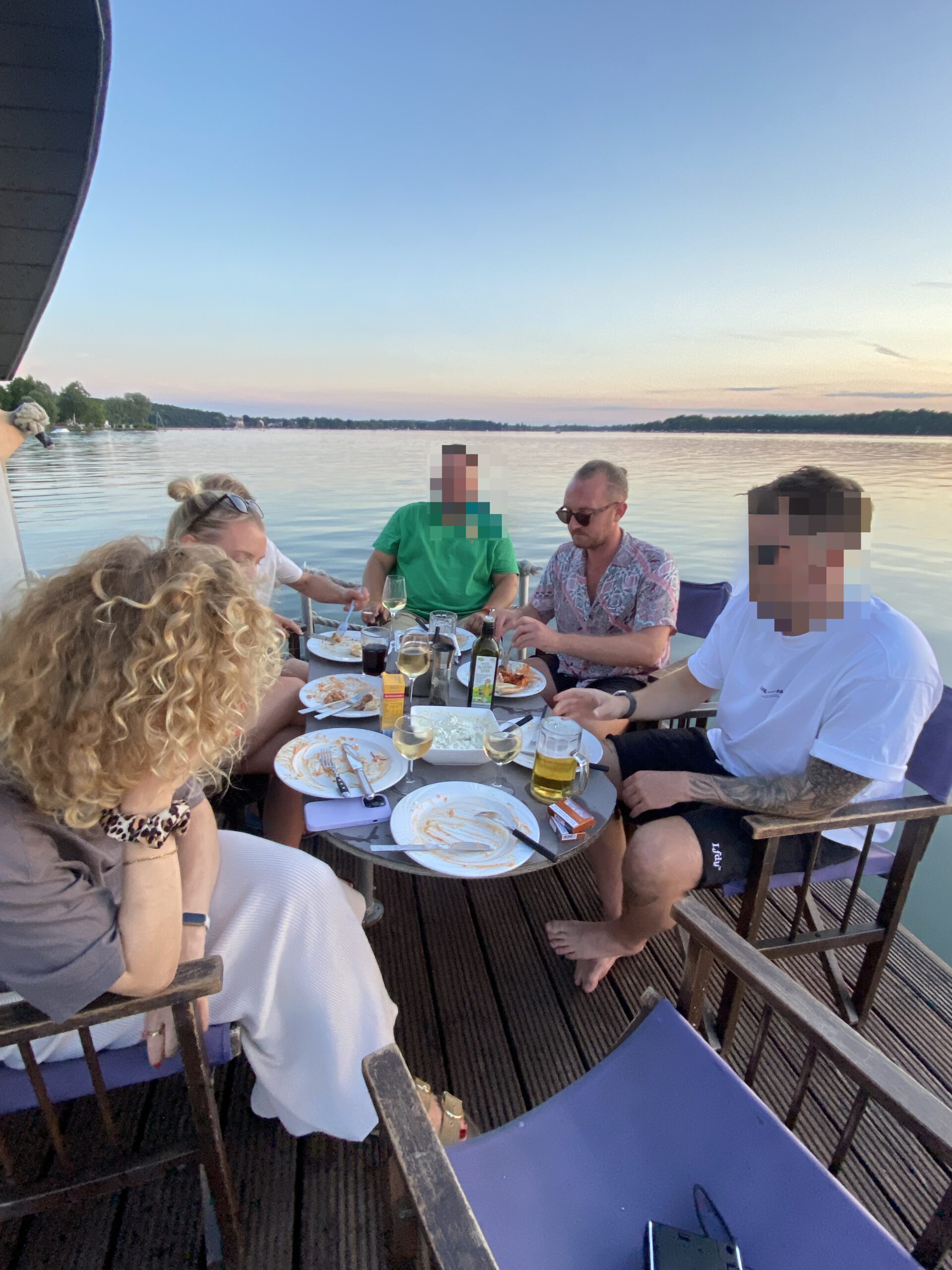 Grilltour auf dem Floß am Schwielowsee